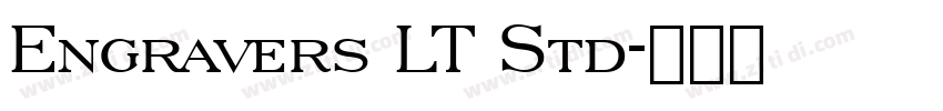 Engravers LT Std字体转换